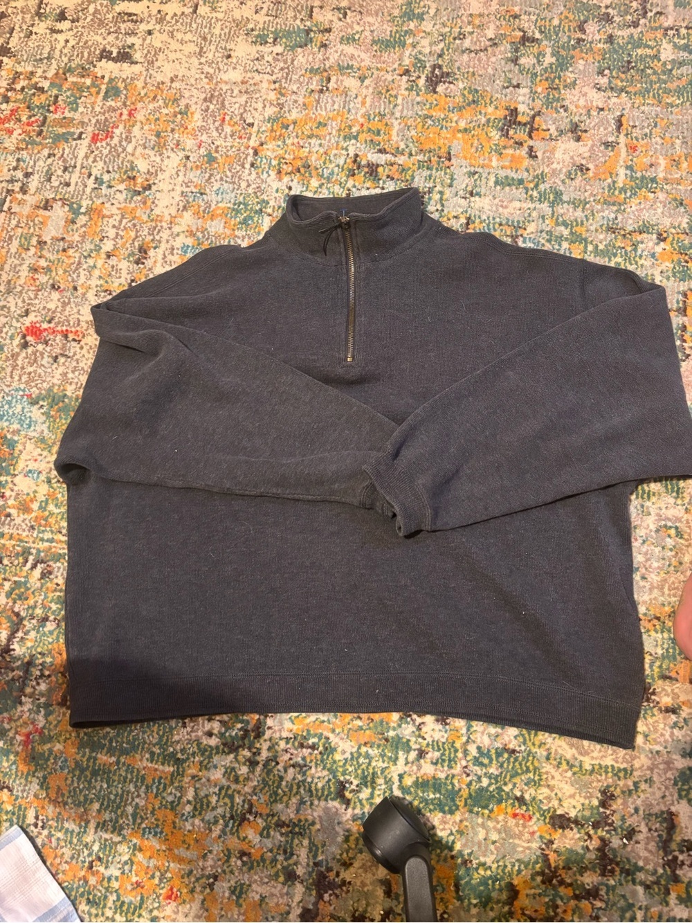 Tommy Bahama Navy Half-Zip Sweater